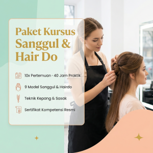 Paket Kursus Sanggul & Hair Do