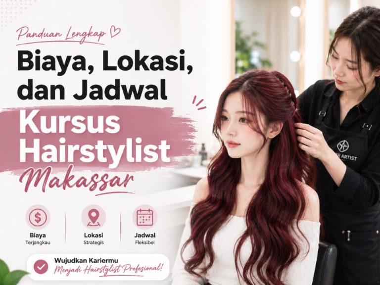 Biaya, Lokasi, dan Jadwal Kursus Hairstylist Makassar 2026