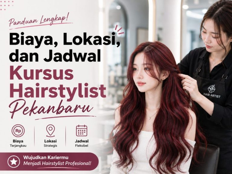 Biaya, Lokasi, dan Jadwal Kursus Hairstylist Pekanbaru 2026