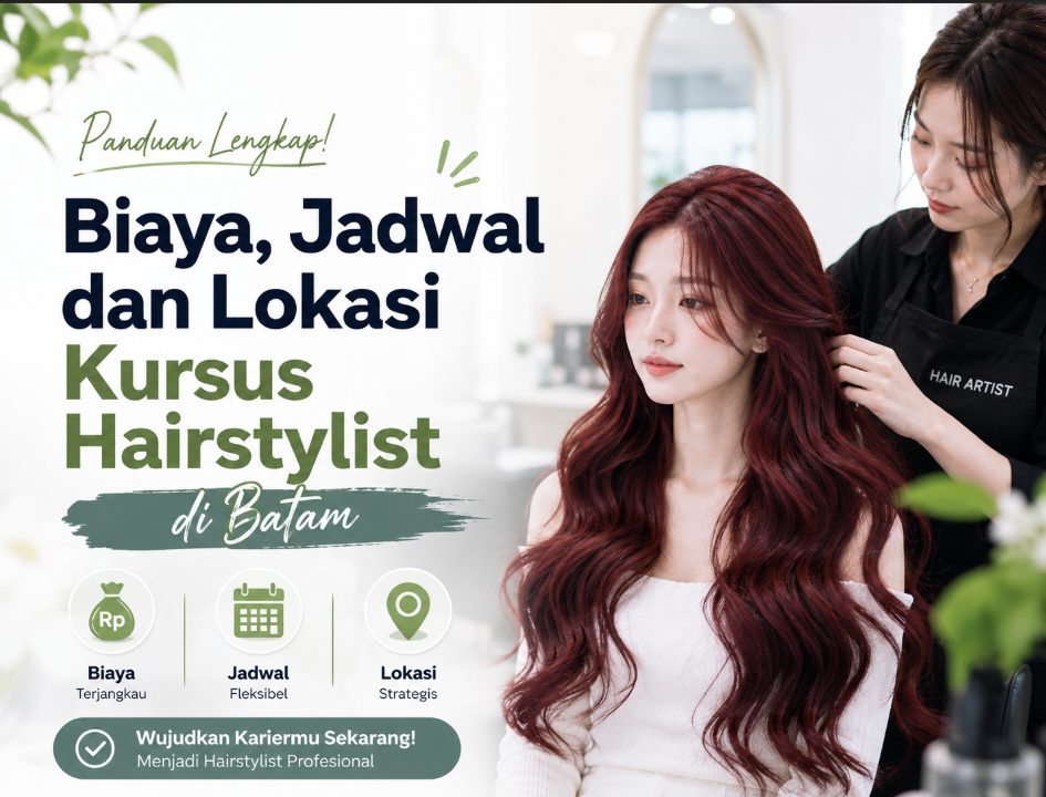 Biaya, Jadwal dan Lokasi Kursus Hairstylist di Batam 2026