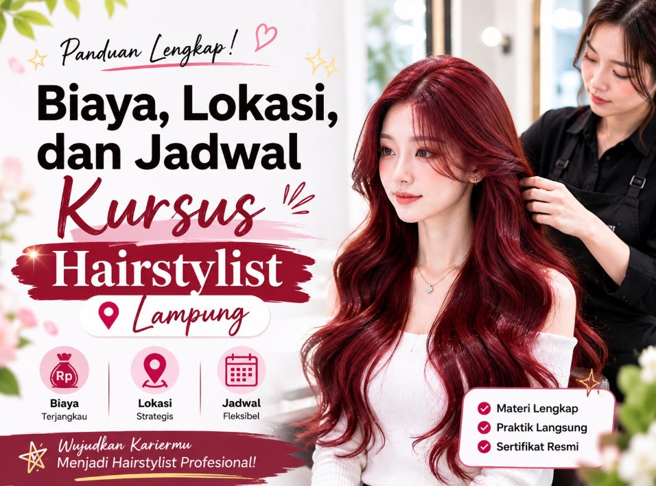Biaya, Lokasi, dan Jadwal Kursus Hairstylist Lampung